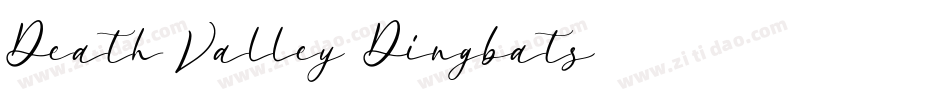 Death Valley Dingbats字体转换